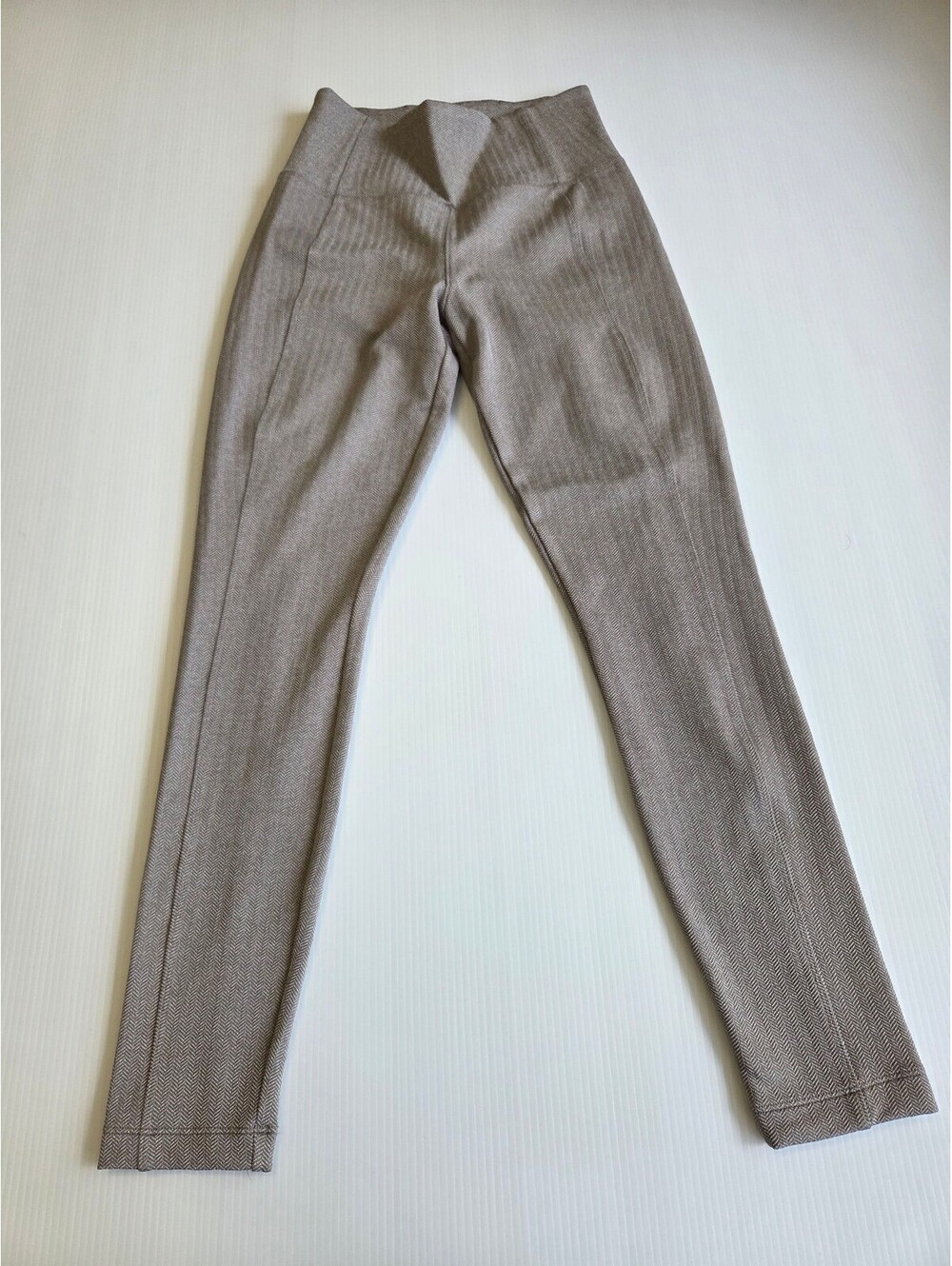 Athleta Delancey Herringbone Tight Leggings XS Beige